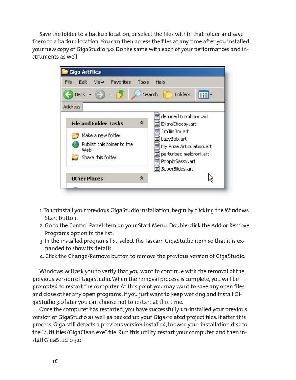 Teac GigaStudio 3 User Manual | Page 16 / 301