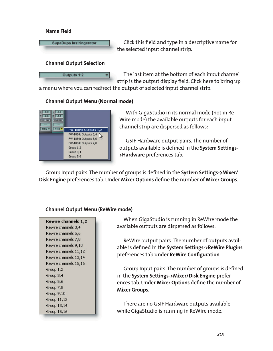 Teac GigaStudio 3 User Manual | Page 201 / 301