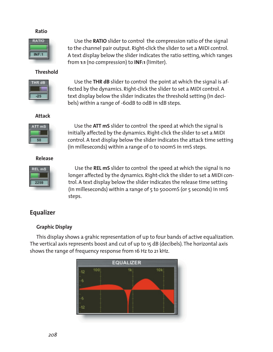 Equalizer | Teac GigaStudio 3 User Manual | Page 208 / 301