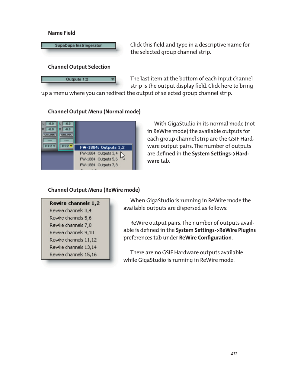 Teac GigaStudio 3 User Manual | Page 211 / 301