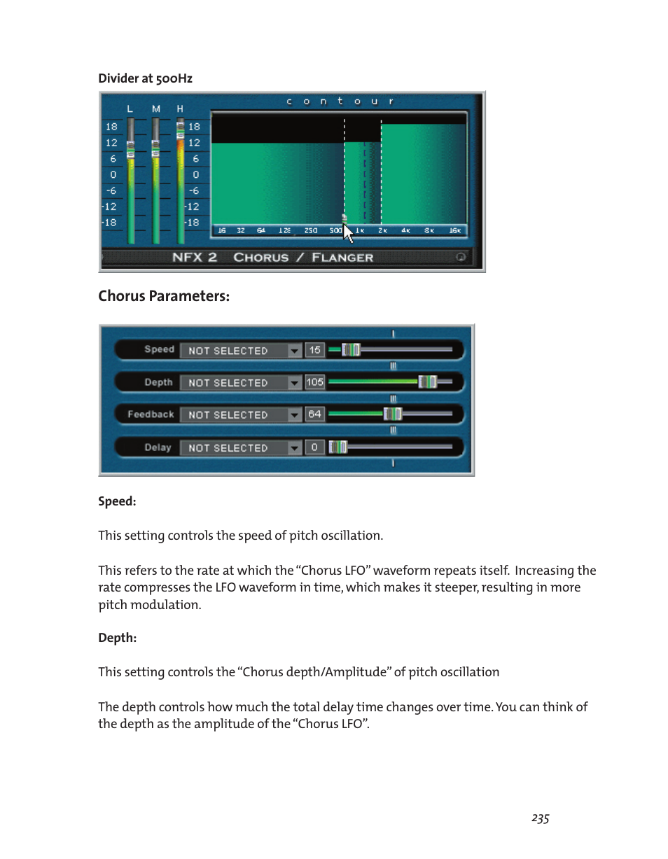 Chorus parameters | Teac GigaStudio 3 User Manual | Page 235 / 301