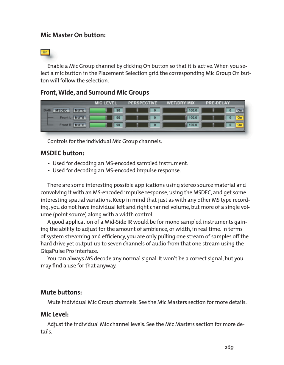 Teac GigaStudio 3 User Manual | Page 269 / 301