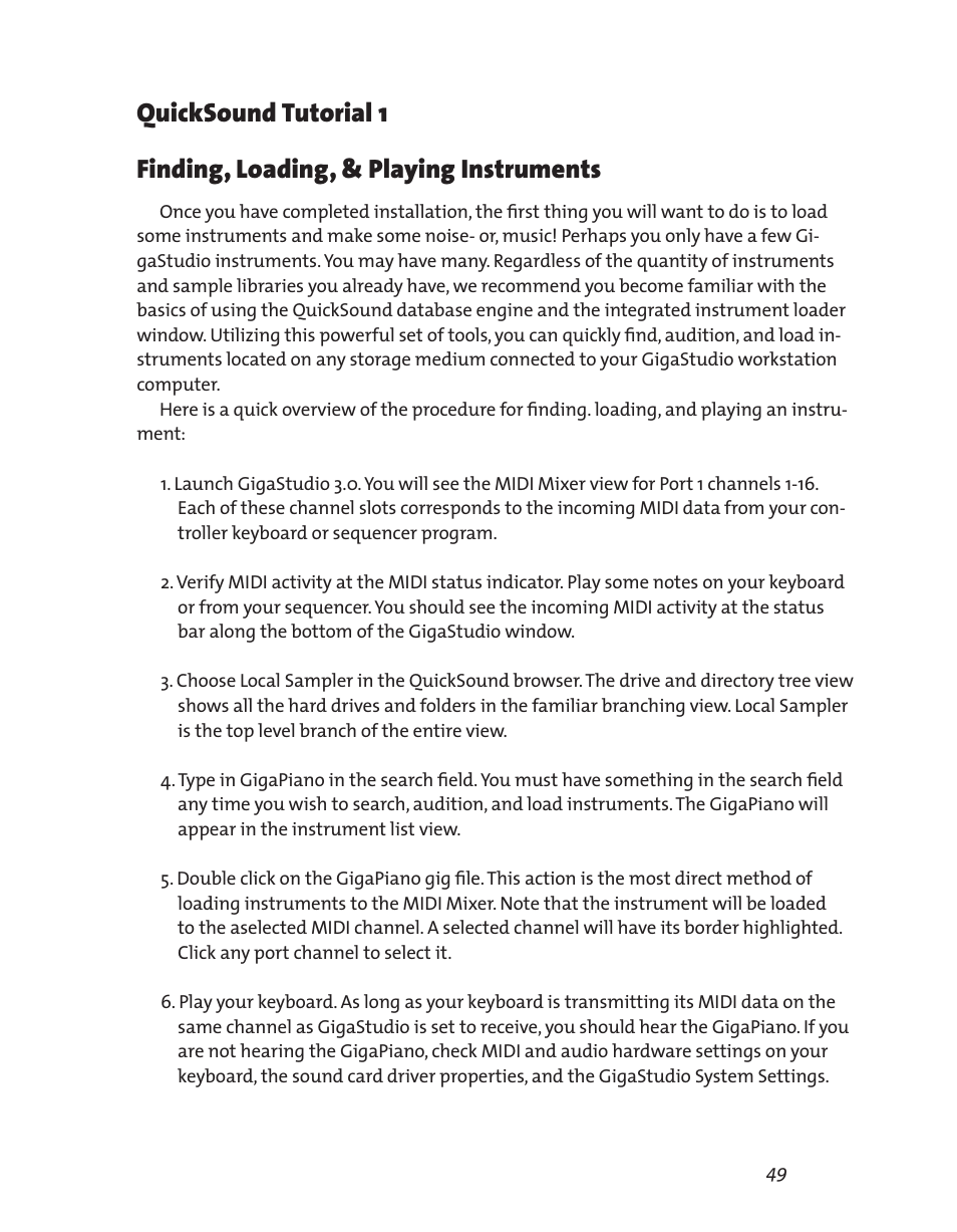 Teac GigaStudio 3 User Manual | Page 49 / 301