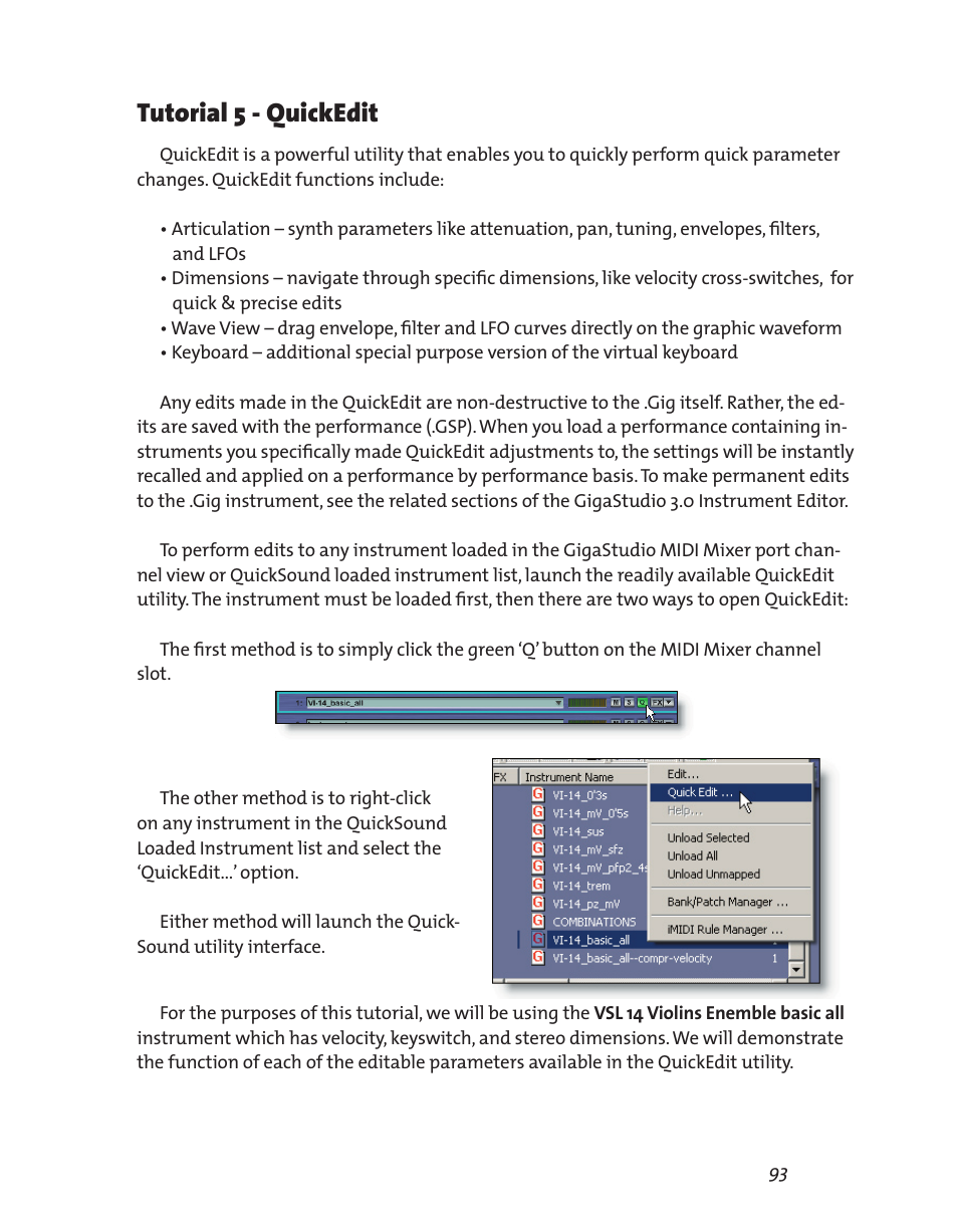 Tutorial 5 - quickedit | Teac GigaStudio 3 User Manual | Page 93 / 301