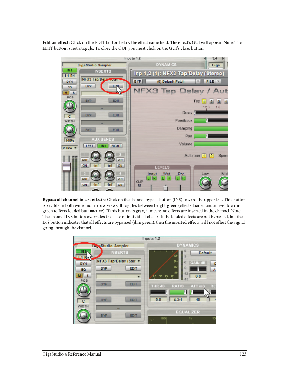 Teac GigaStudio 4 User Manual | Page 123 / 211