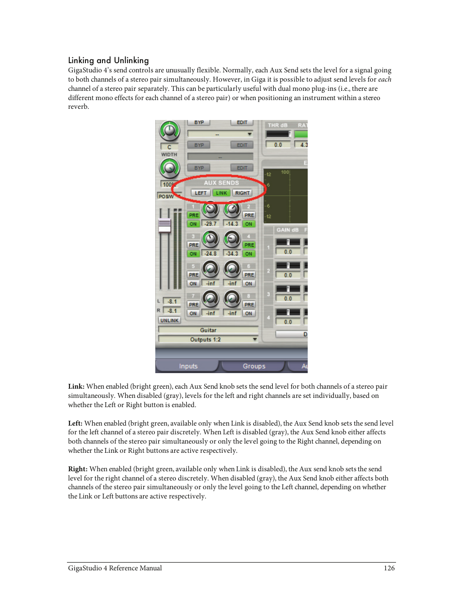 Teac GigaStudio 4 User Manual | Page 126 / 211