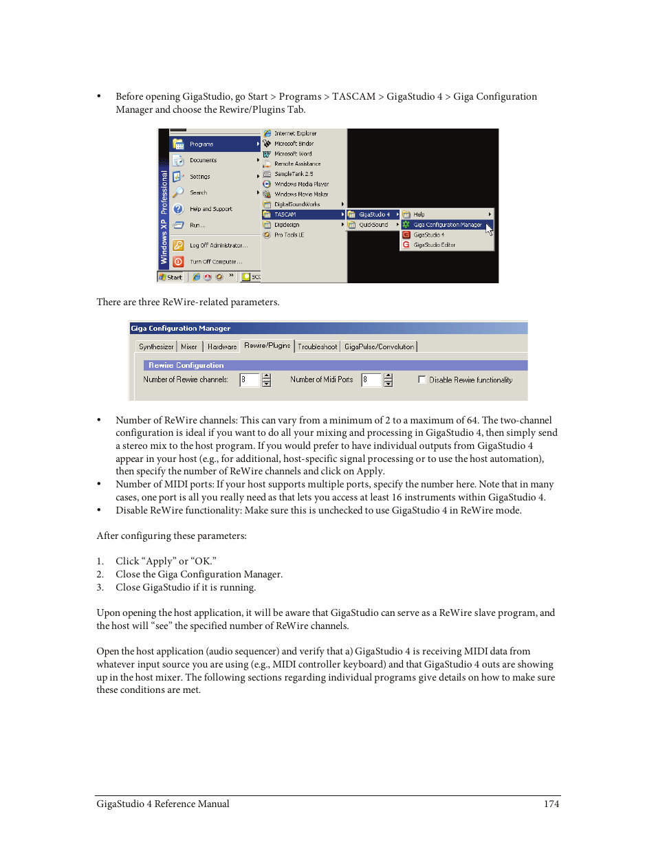 Teac GigaStudio 4 User Manual | Page 174 / 211