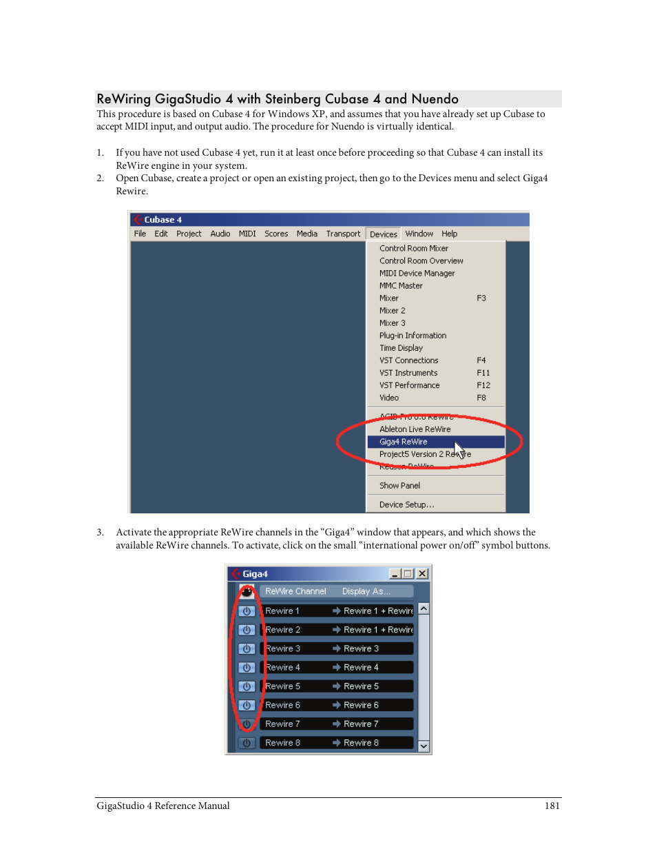 Teac GigaStudio 4 User Manual | Page 181 / 211