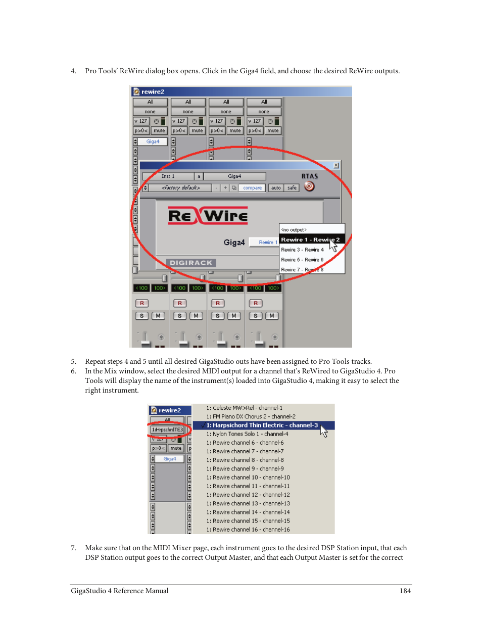 Teac GigaStudio 4 User Manual | Page 184 / 211