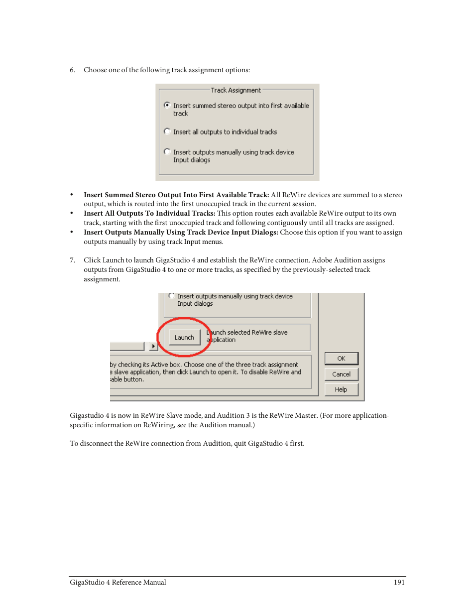 Teac GigaStudio 4 User Manual | Page 191 / 211