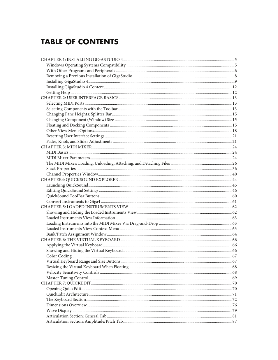 Teac GigaStudio 4 User Manual | Page 2 / 211