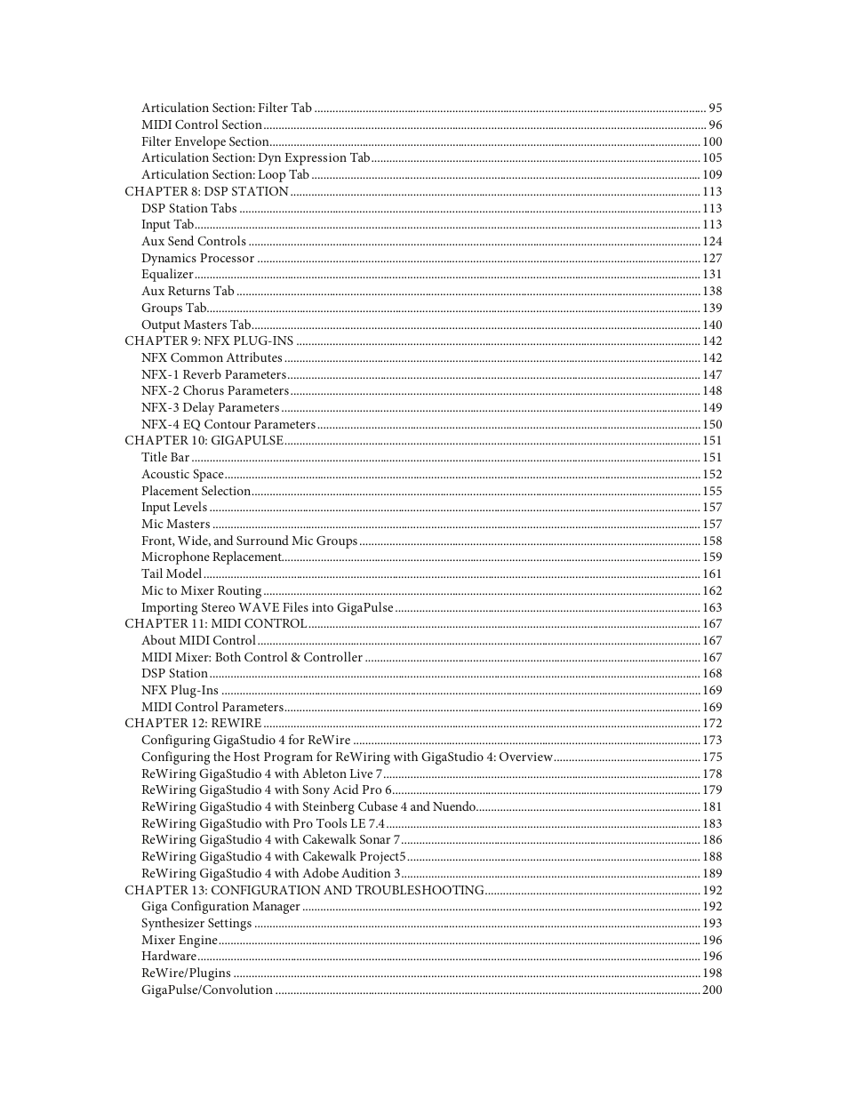 Teac GigaStudio 4 User Manual | Page 3 / 211