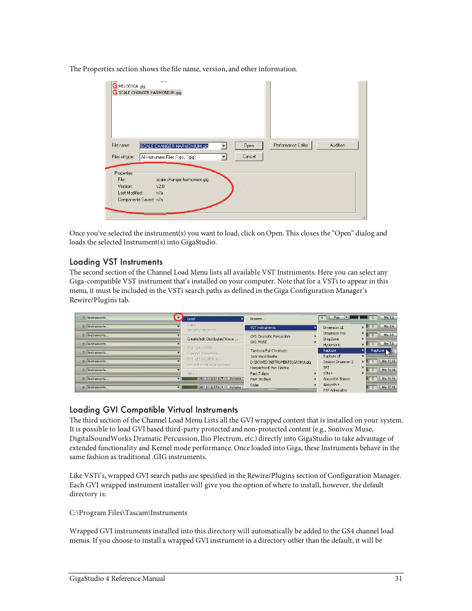 Teac GigaStudio 4 User Manual | Page 31 / 211