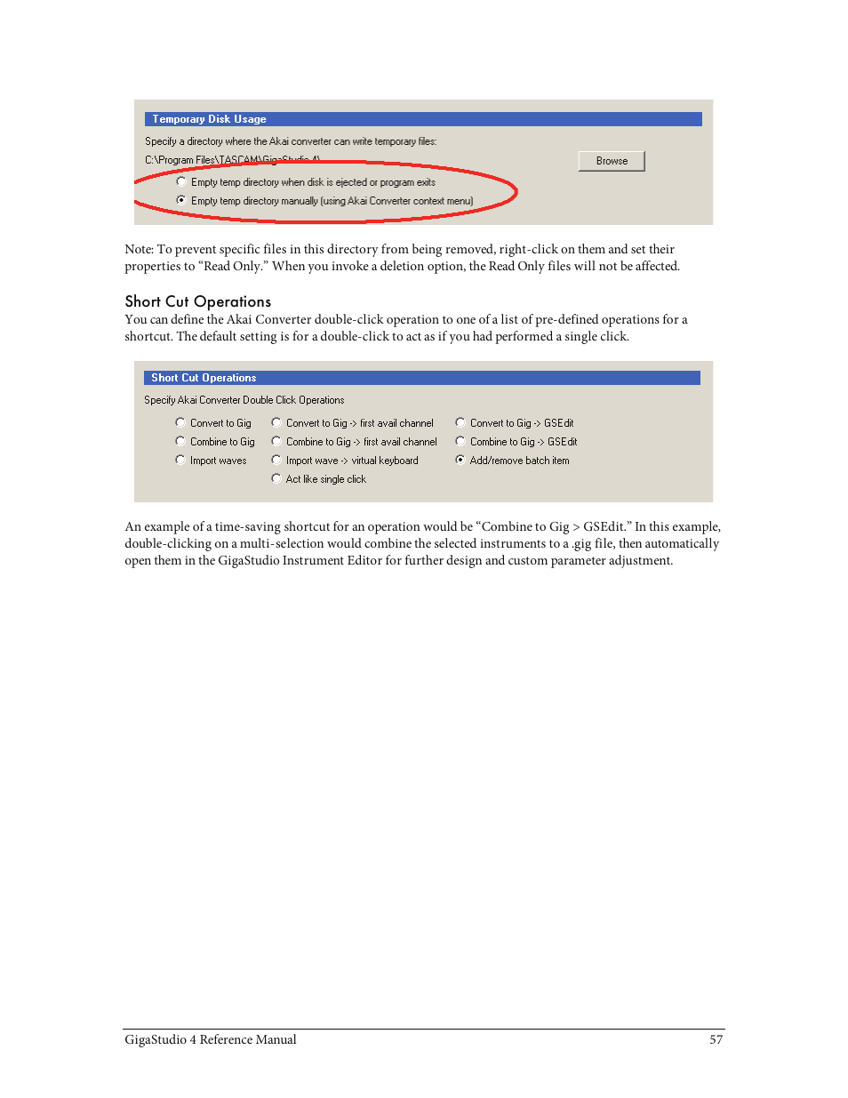 Teac GigaStudio 4 User Manual | Page 57 / 211