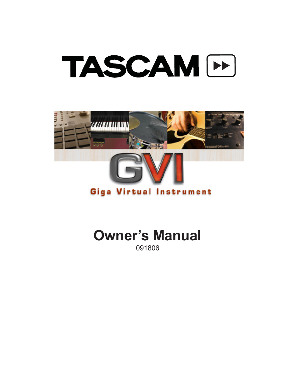 Teac GVI User Manual | 62 pages