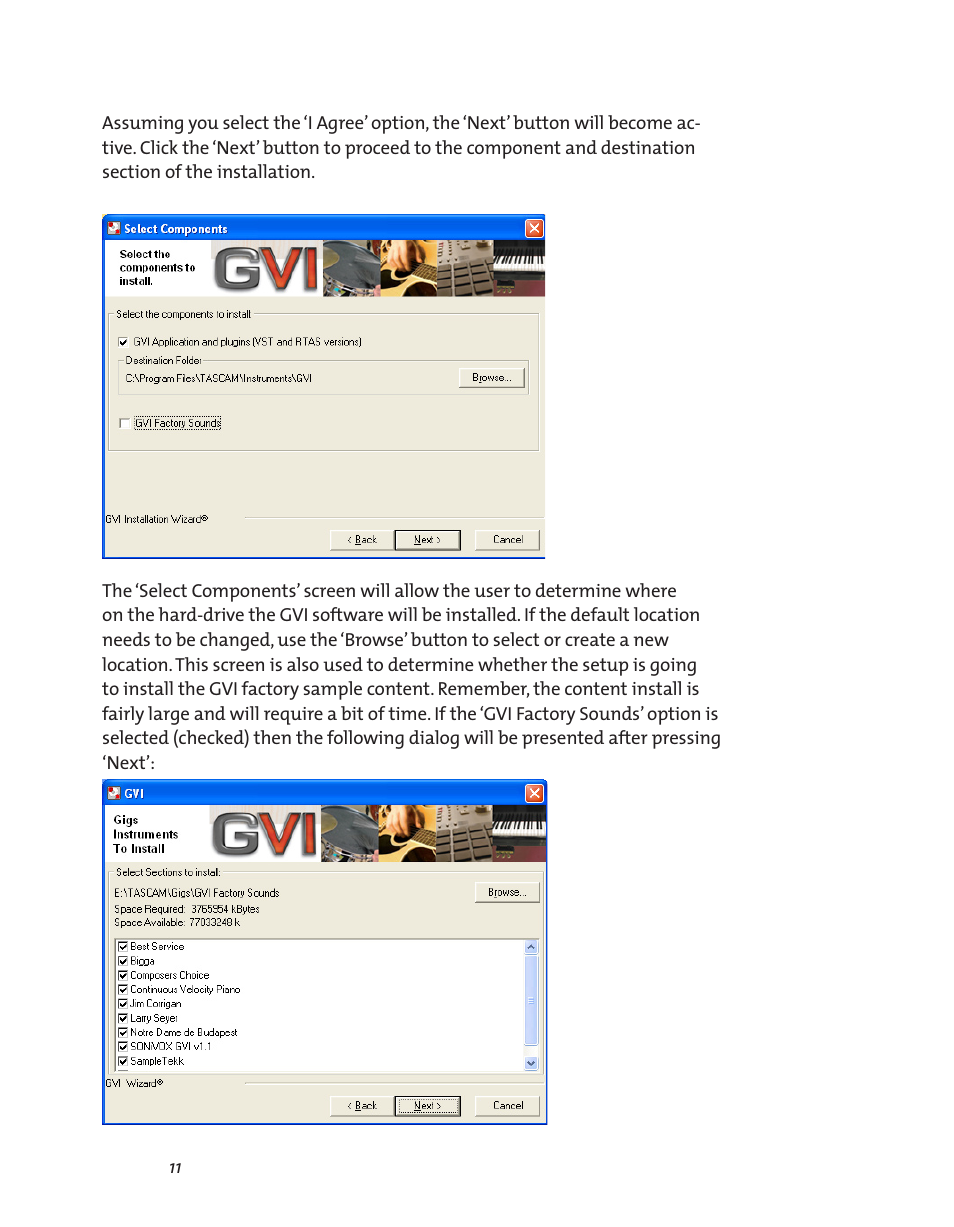 Teac GVI User Manual | Page 11 / 62