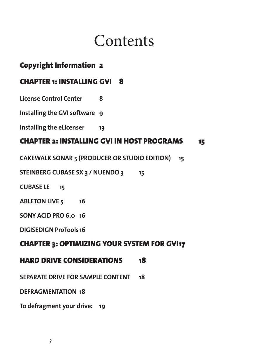 Teac GVI User Manual | Page 3 / 62