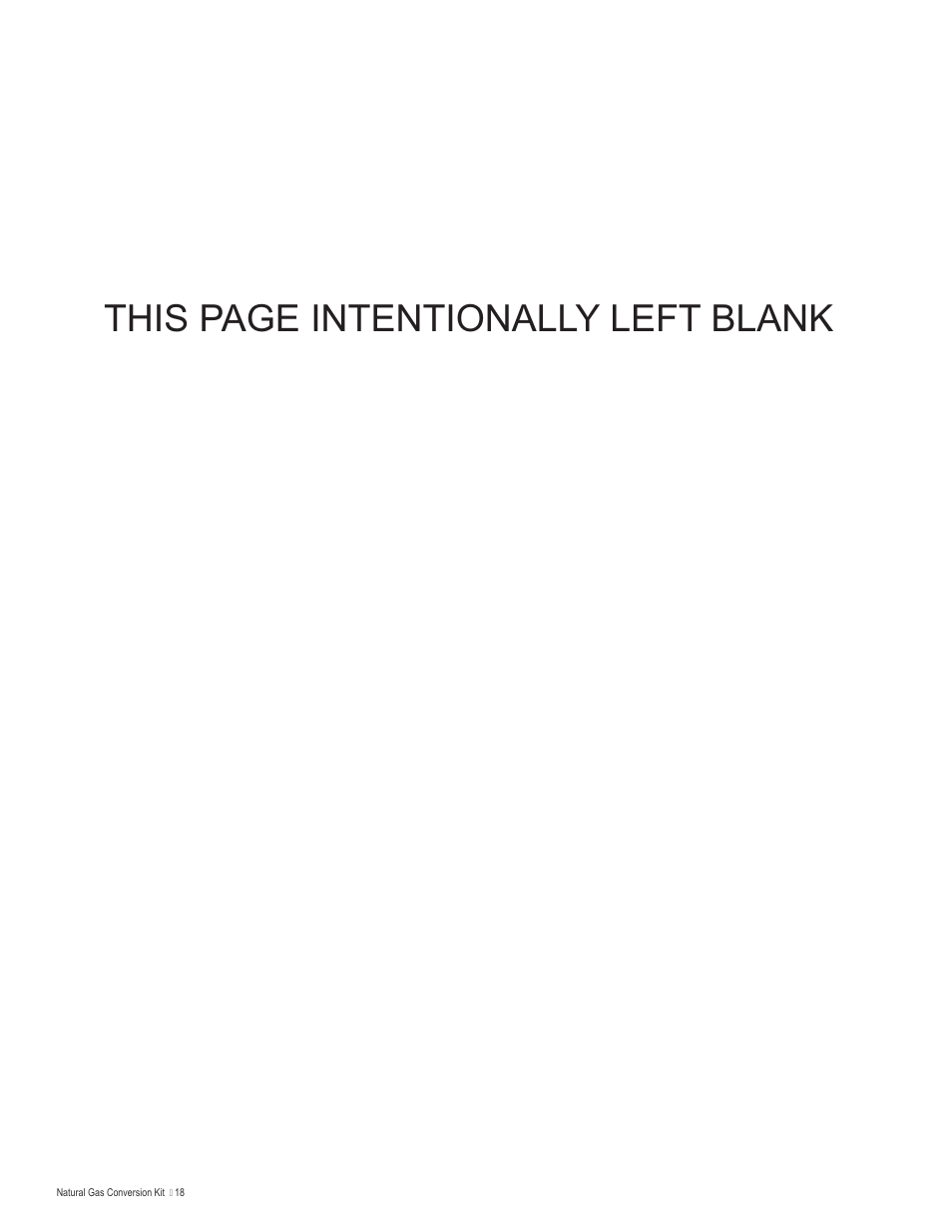 This page intentionally left blank | Char-Broil 4984619 User Manual | Page 18 / 20