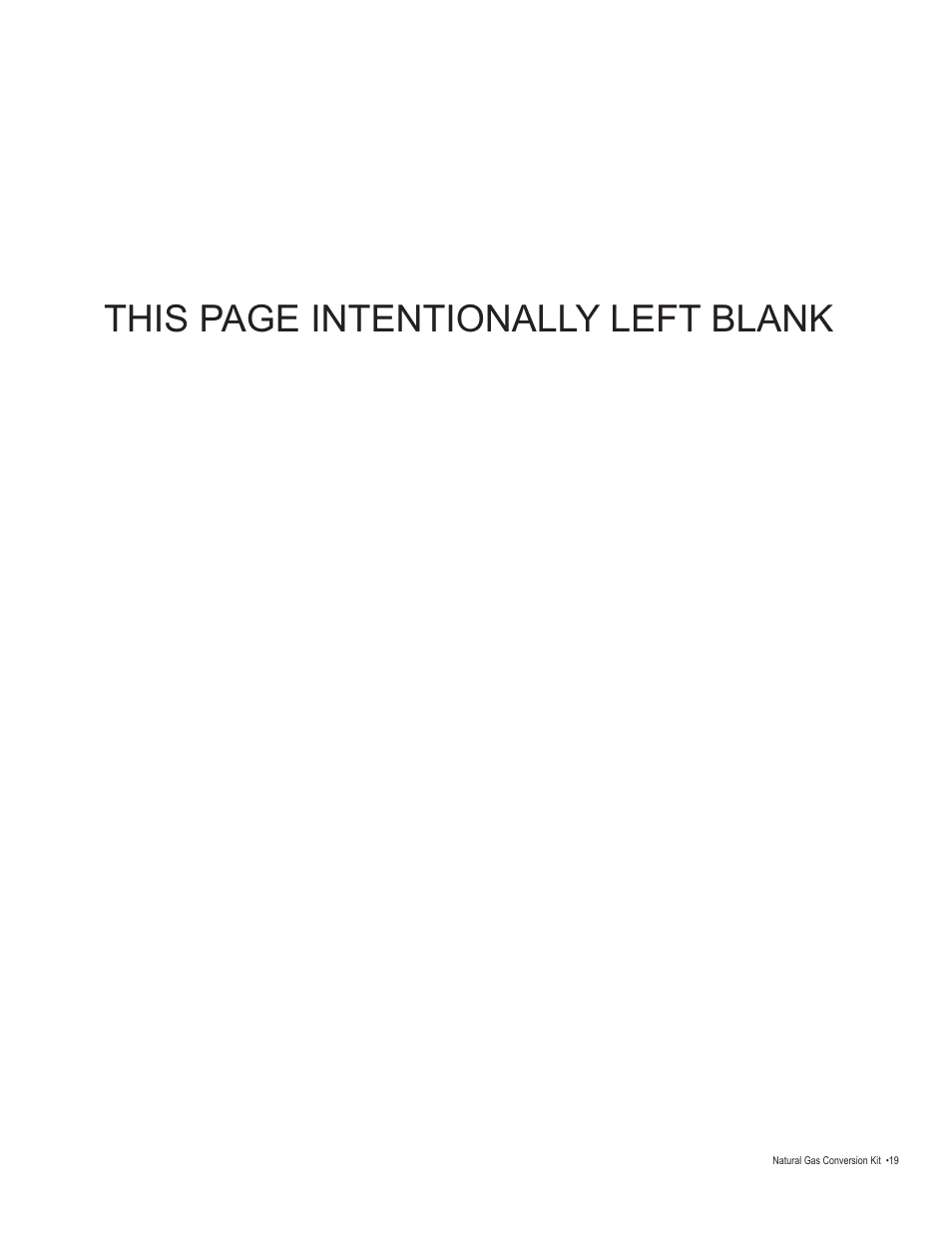 This page intentionally left blank | Char-Broil 4984619 User Manual | Page 19 / 20
