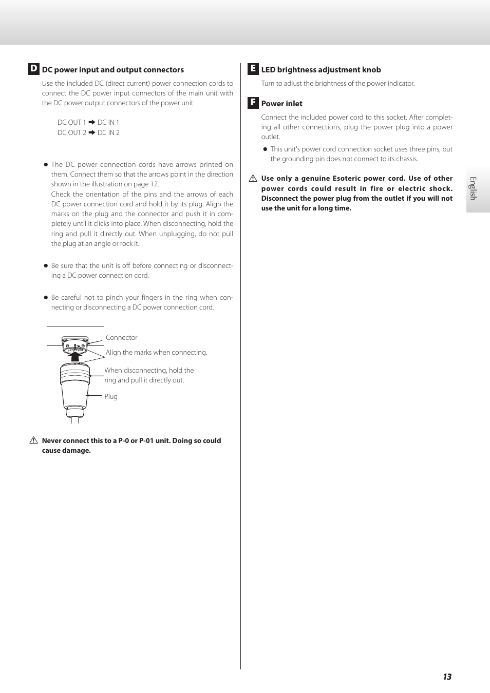 Teac GRANDIOSO P1 User Manual | Page 13 / 104