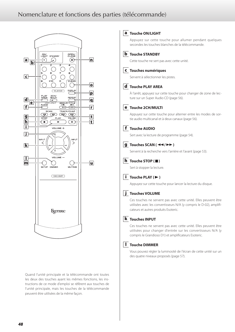 Teac GRANDIOSO P1 User Manual | Page 48 / 104