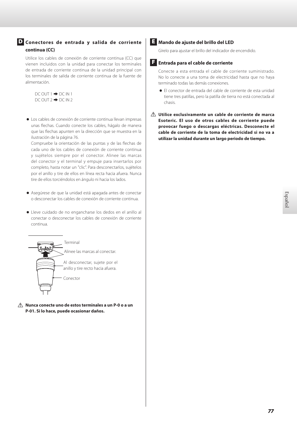 Teac GRANDIOSO P1 User Manual | Page 77 / 104