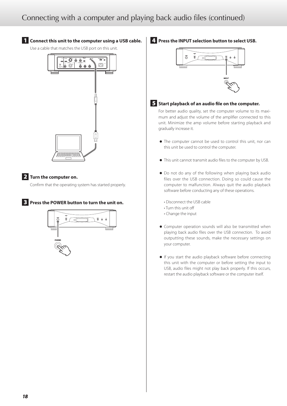 Teac GRANDIOSO D1 User Manual | Page 18 / 68