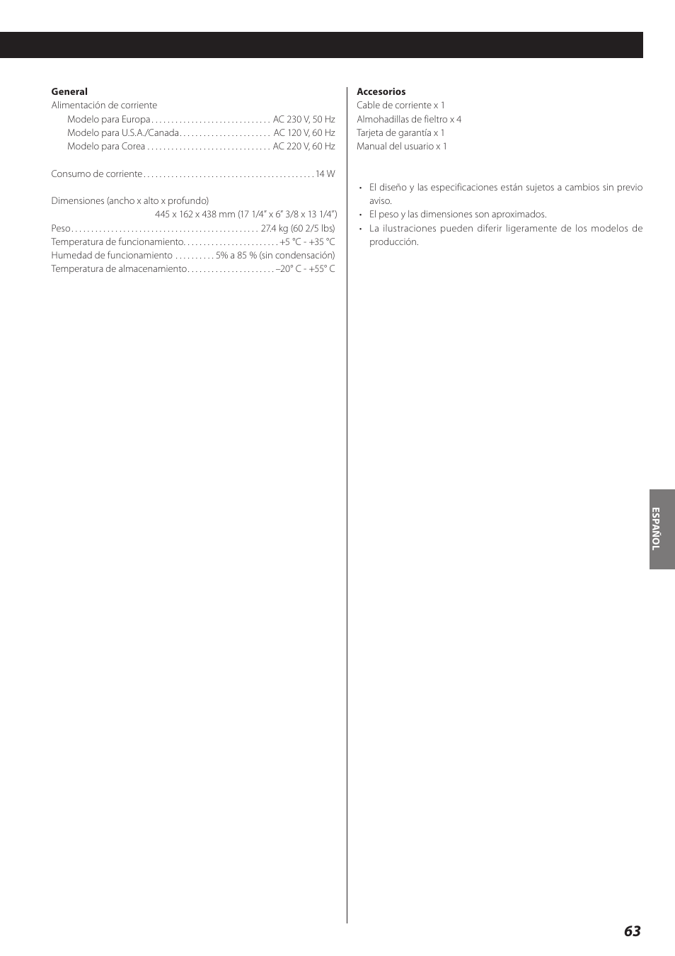 Teac D-02 User Manual | Page 63 / 64