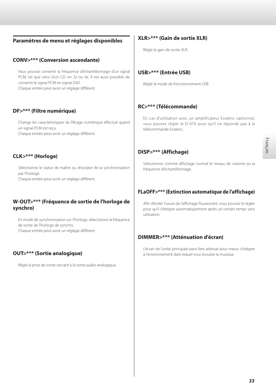 Teac D-07x User Manual | Page 33 / 68