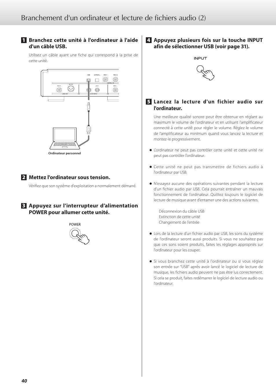 Teac D-07x User Manual | Page 40 / 68