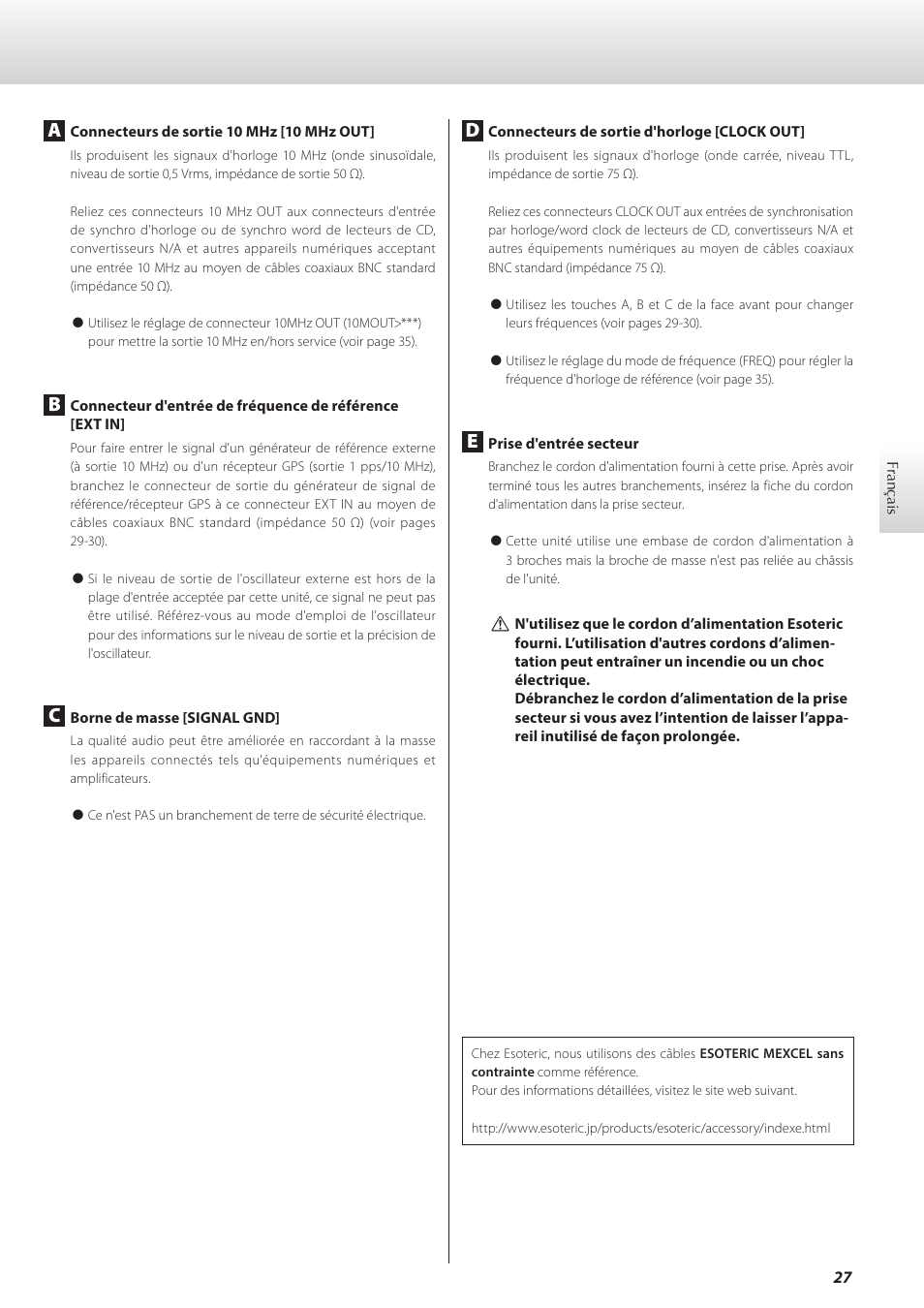 Teac G-01 User Manual | Page 27 / 60