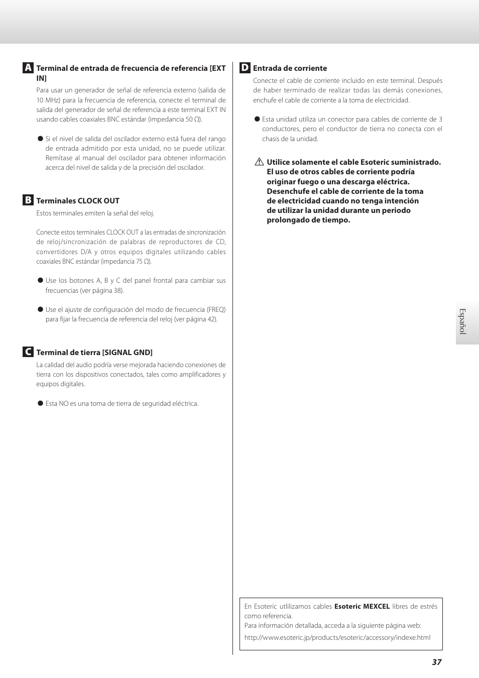 Teac G-02 User Manual | Page 37 / 48