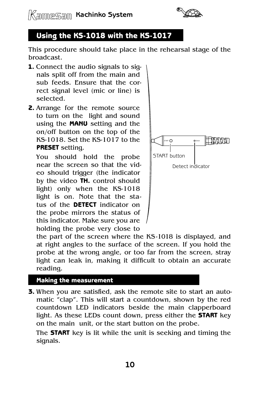 Teac KS-1017 User Manual | Page 10 / 16