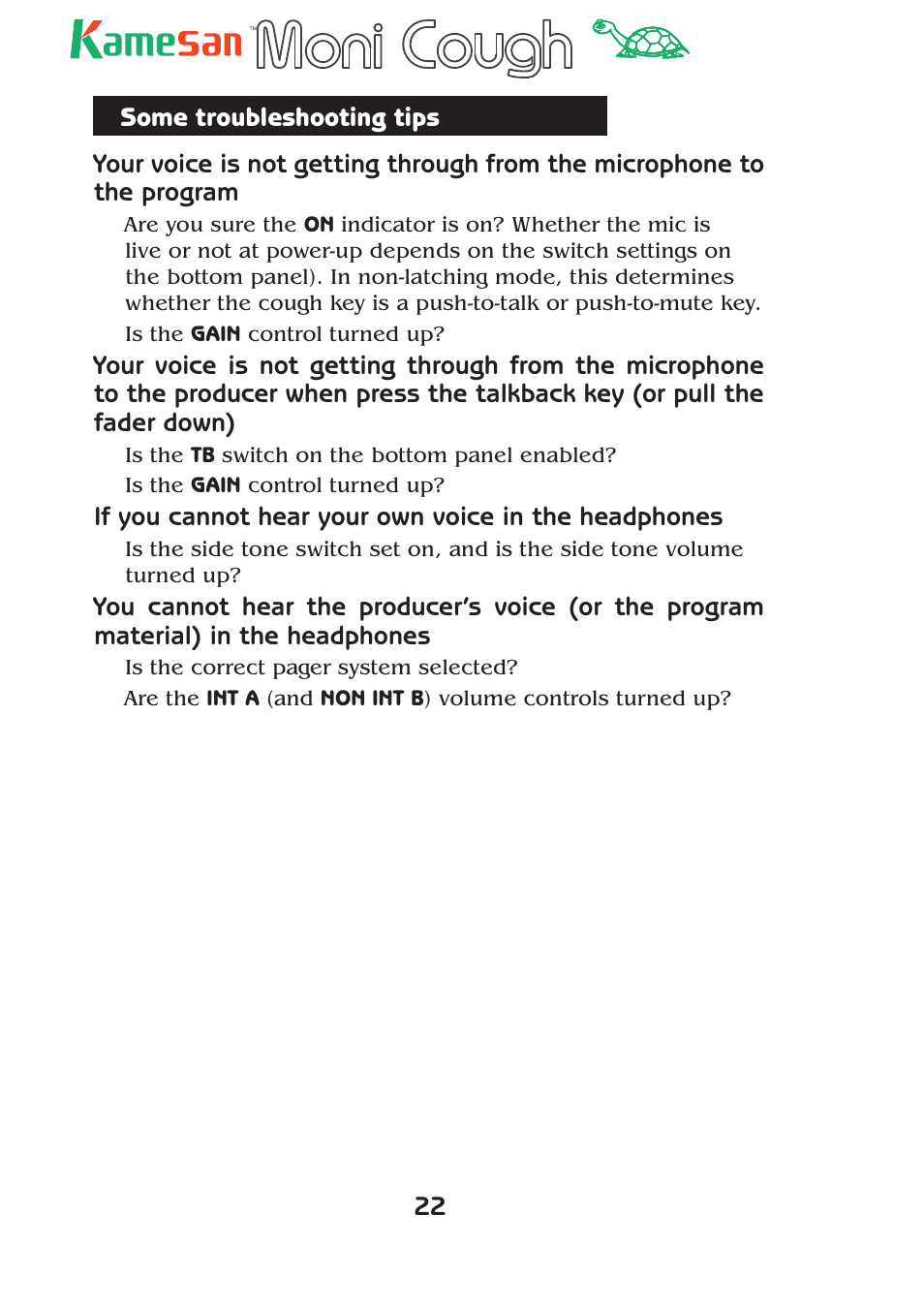 Teac KS-4320 User Manual | Page 22 / 24