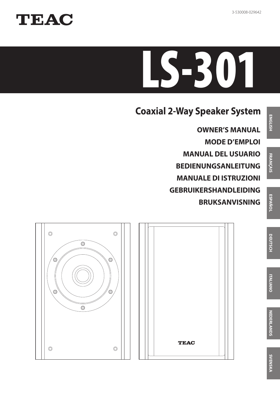 Teac LS-301 User Manual | 24 pages