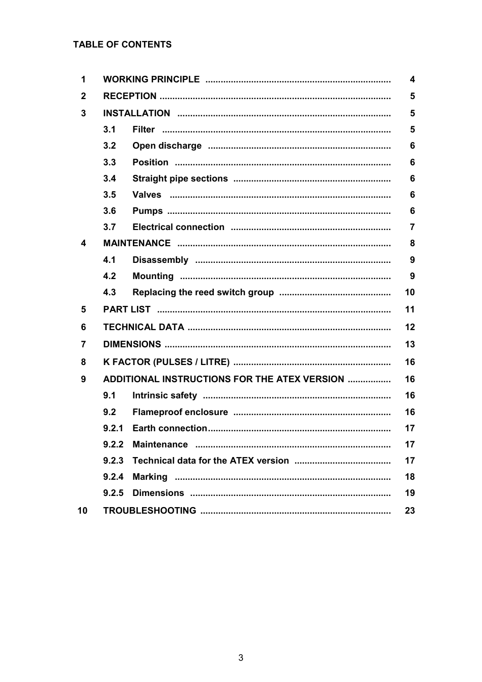 Tecfluid COVOL Series User Manual | Page 3 / 24