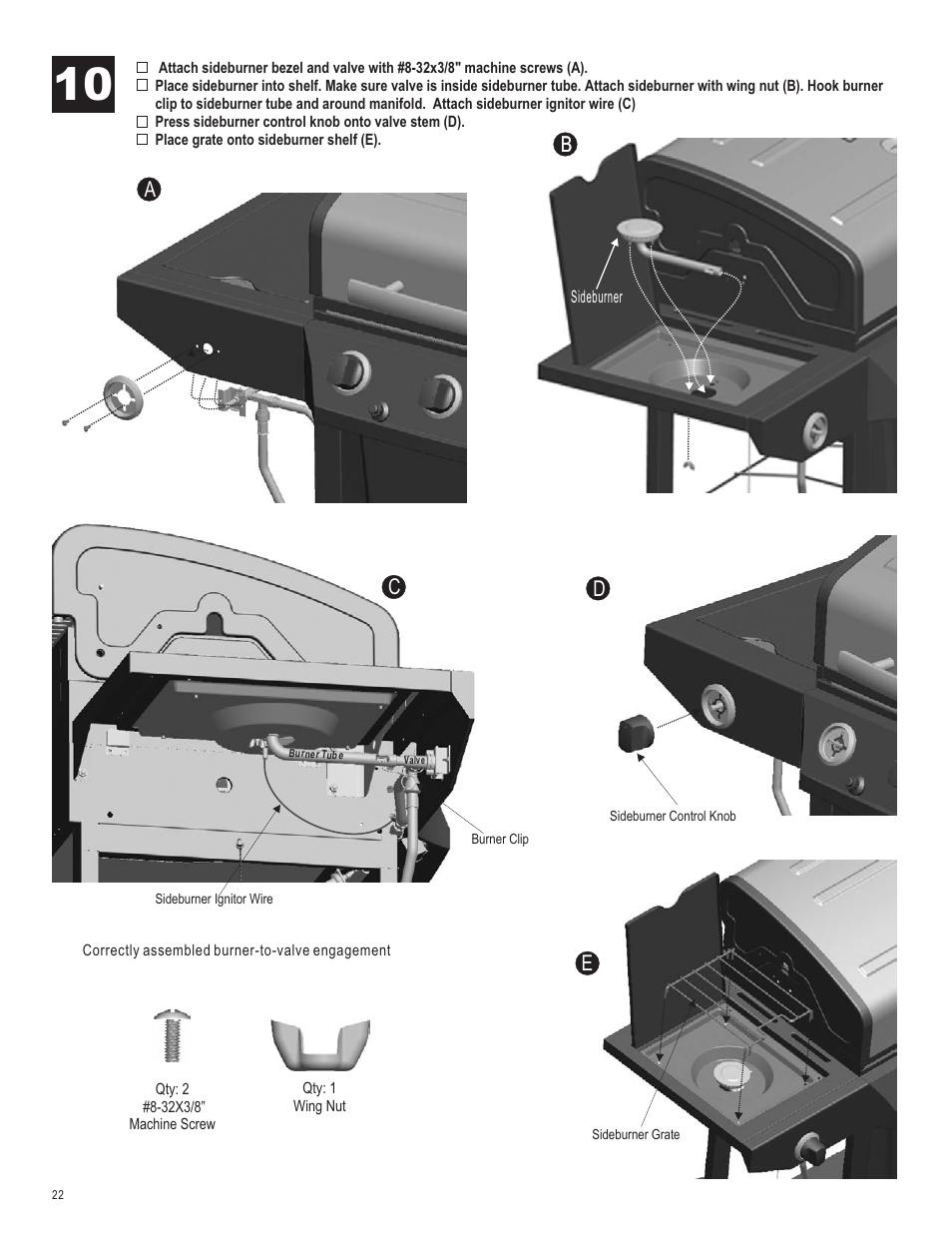 Char-Broil 463440109 User Manual | Page 22 / 32