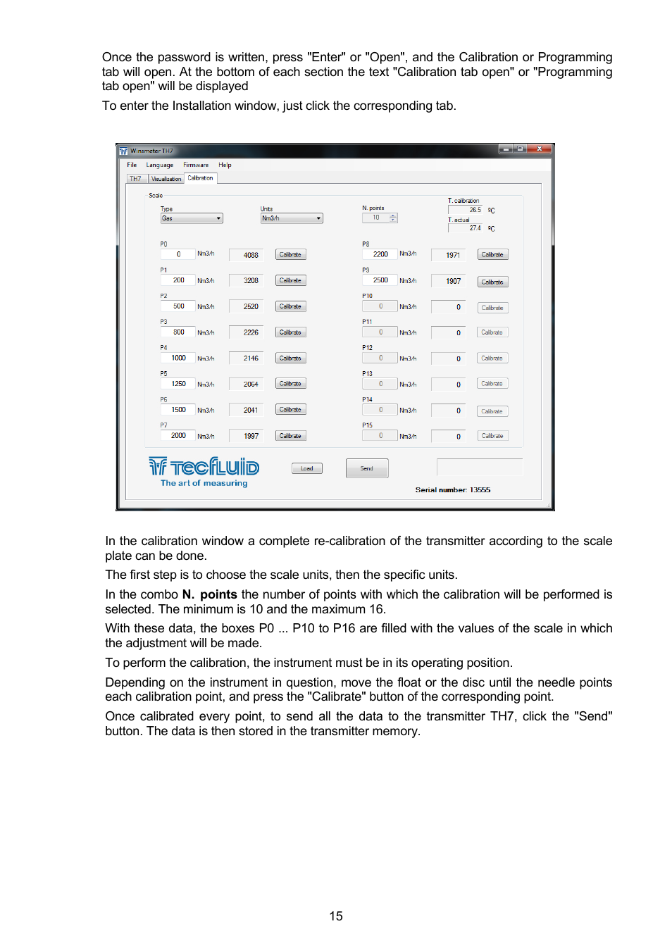 Tecfluid TH7 User Manual | Page 15 / 20