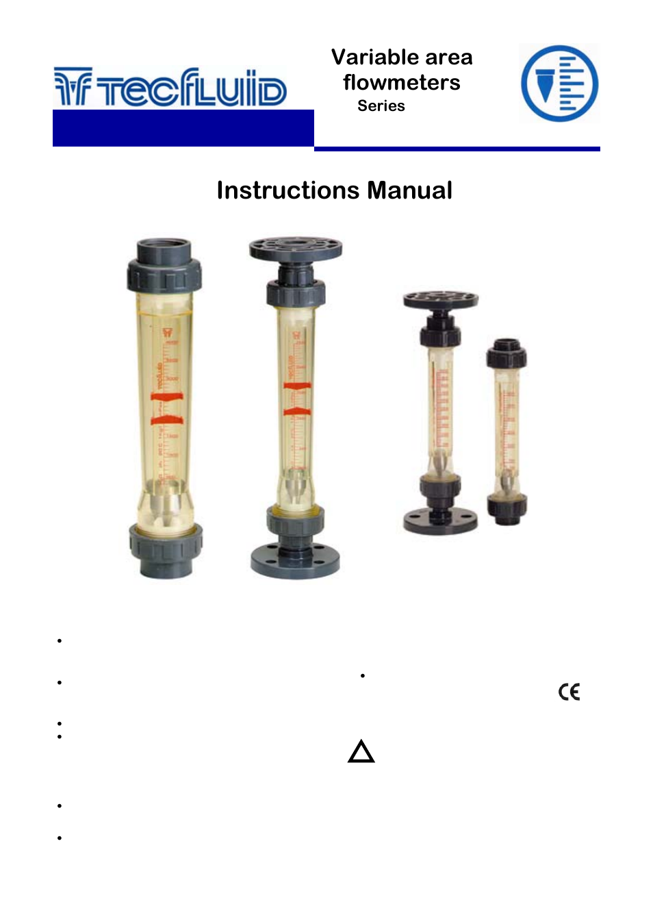 Tecfluid PT Series User Manual | 4 pages