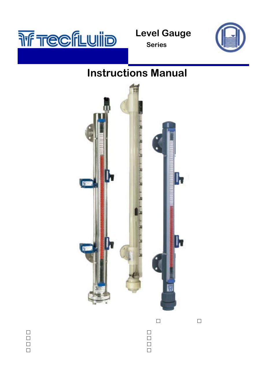 Tecfluid LT Series User Manual | 4 pages