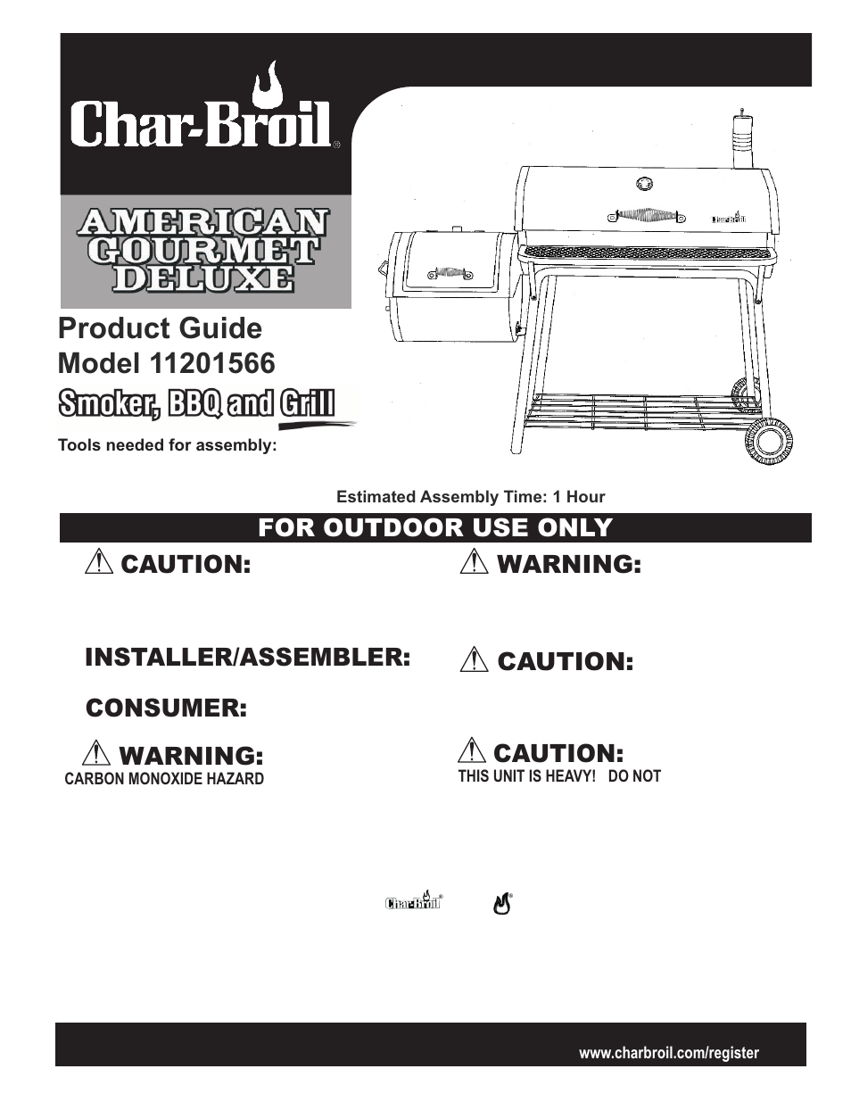 Char-Broil 11201566 User Manual | 24 pages