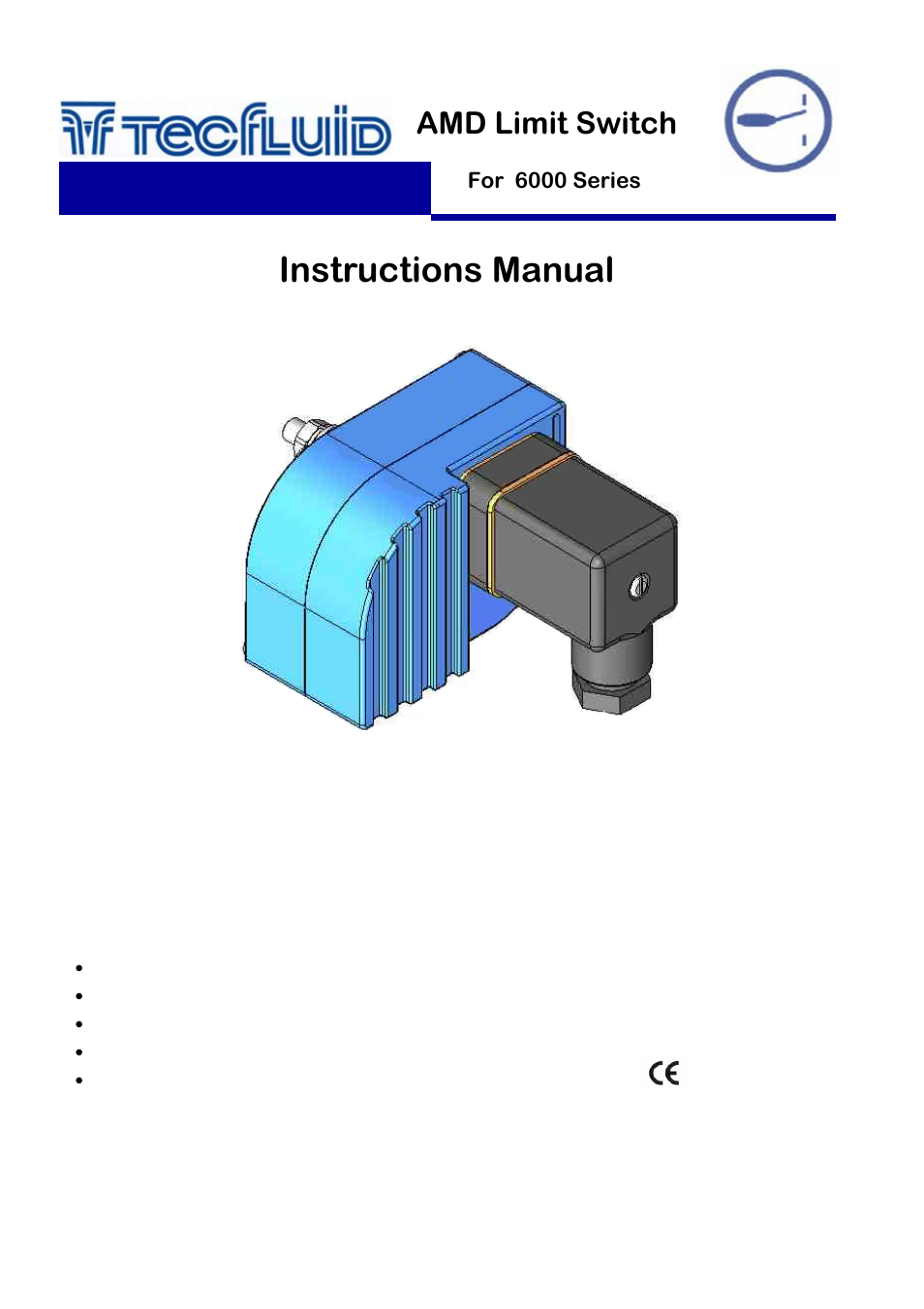 Tecfluid AMD For 6000 Series User Manual | 4 pages