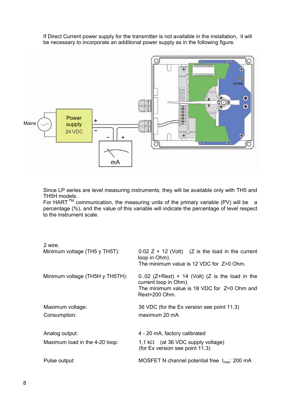 Tecfluid TH5 For DP Series User Manual | Page 8 / 12