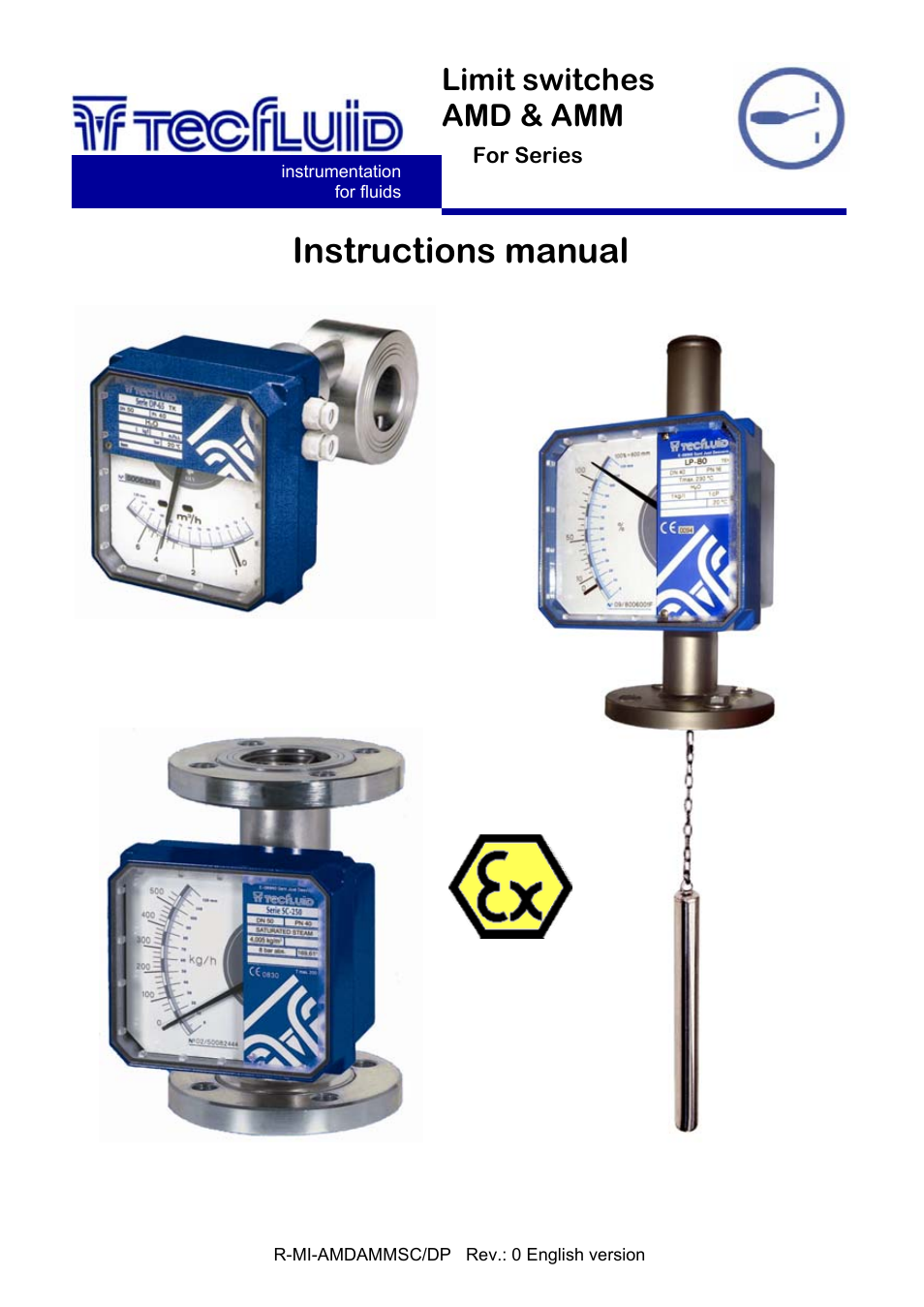 Tecfluid AMD For DP Series User Manual | 8 pages