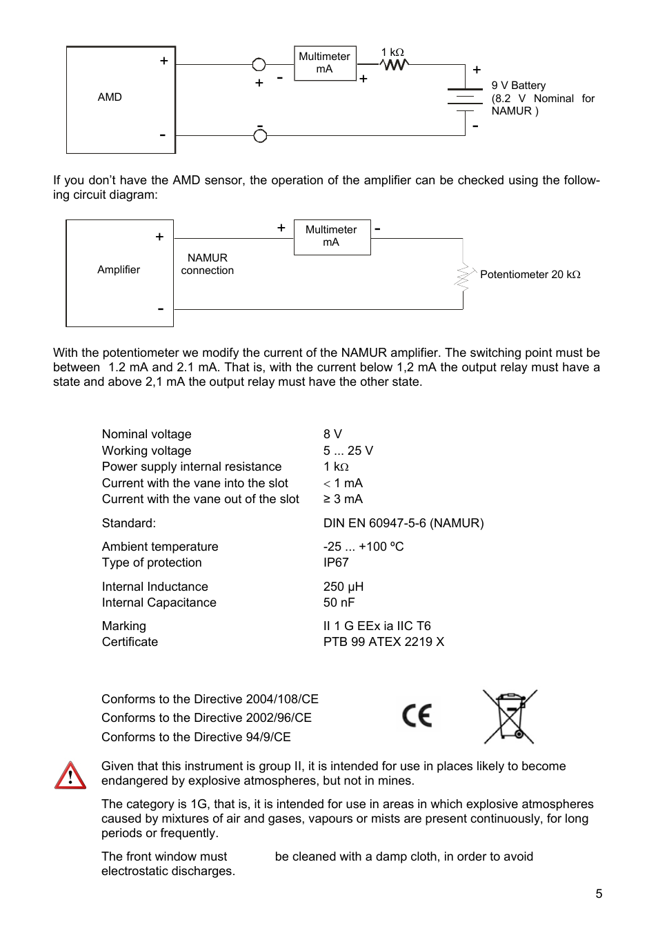 Tecfluid AMD For DP Series User Manual | Page 5 / 8