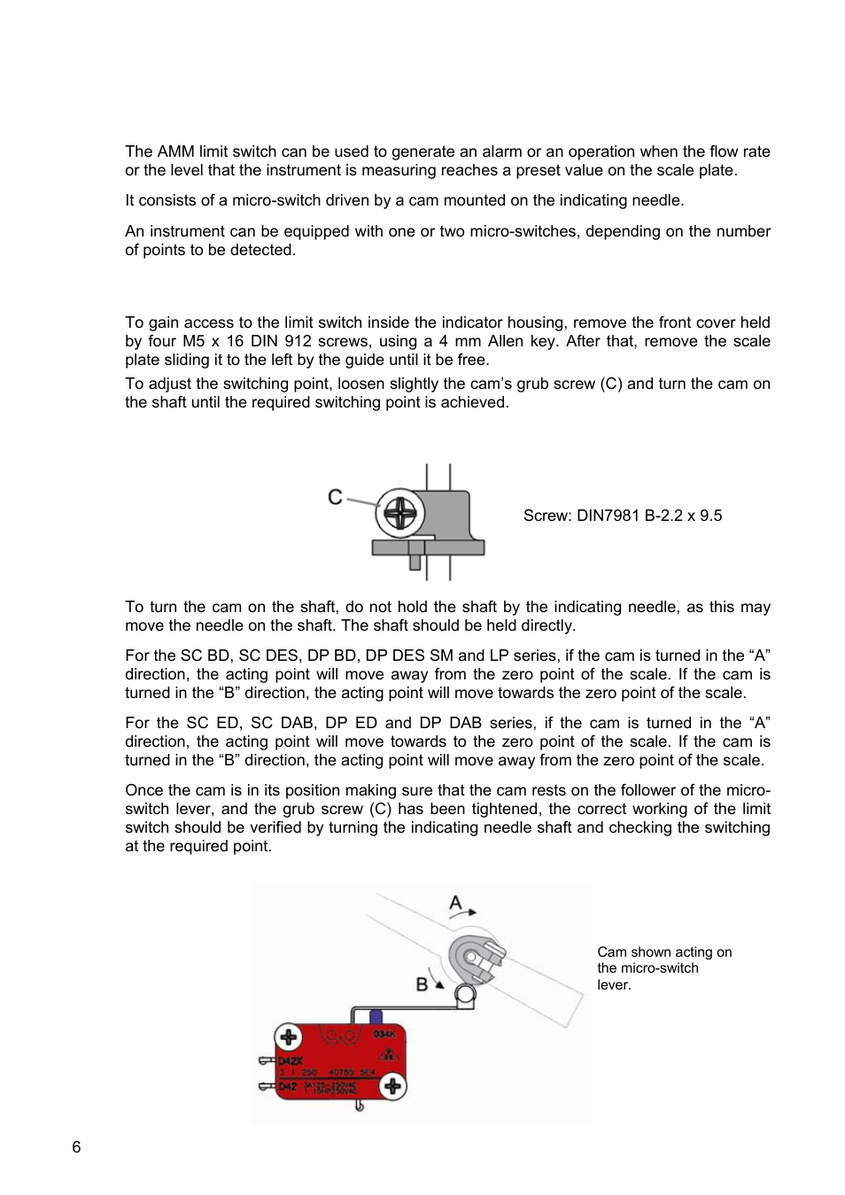 Tecfluid AMD For DP Series User Manual | Page 6 / 8