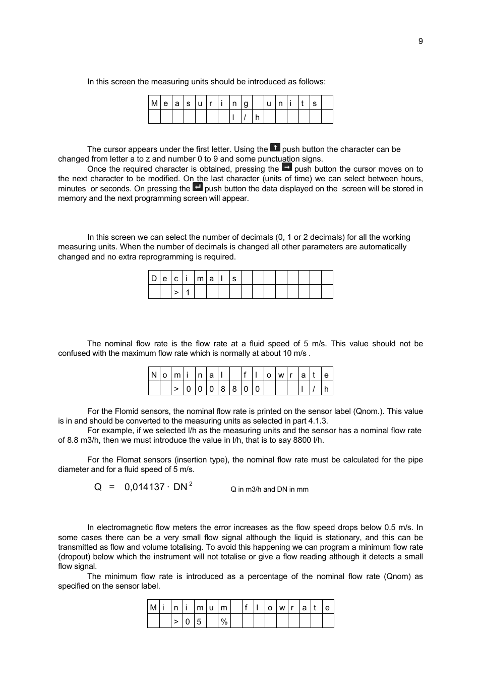 Tecfluid FLOMID-MX User Manual | Page 9 / 20