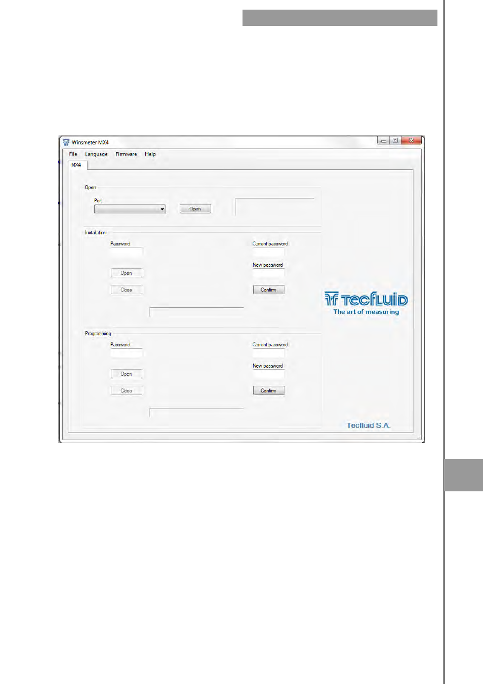 2 port connection | Tecfluid MX4 For FLOMAT Series User Manual | Page 45 / 56