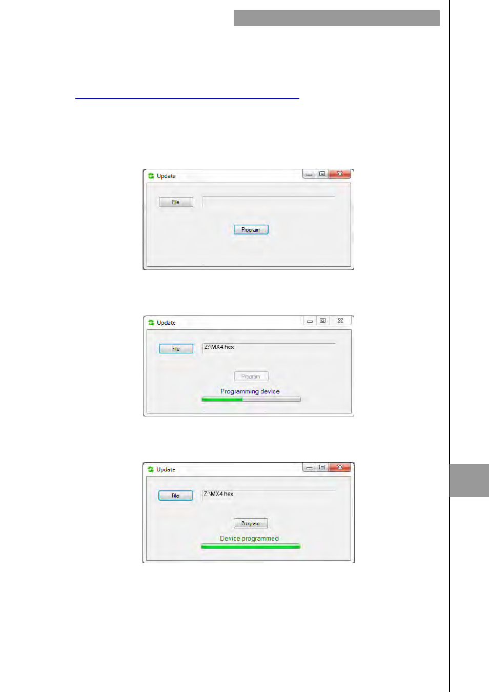 5 firmware updates | Tecfluid MX4 For FLOMAT Series User Manual | Page 49 / 56