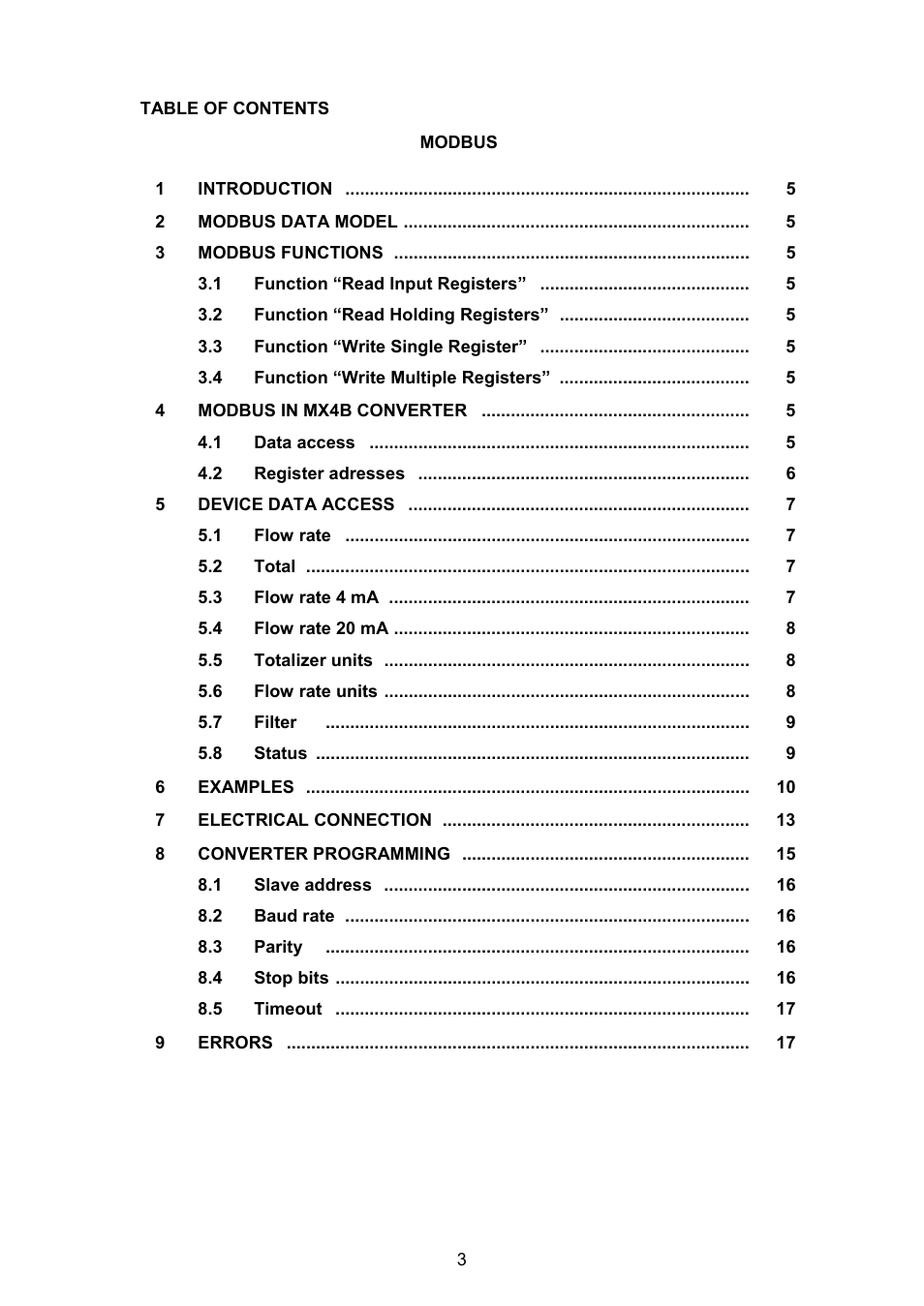 Tecfluid MX4B User Manual | Page 3 / 24